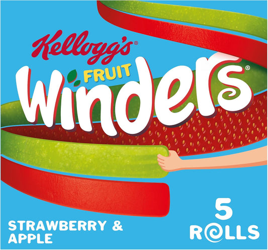 Kellogg'S Fruit Winders Doubles Apple Strawberry, 5 X 17G