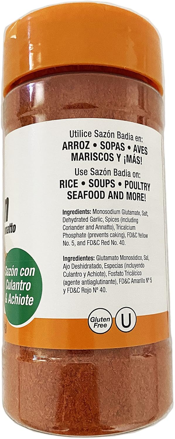 Badia Culantro Y Achiote Seasoning Coriander & Annatto 198.4G