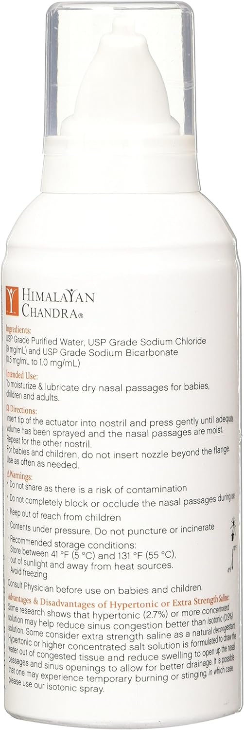 Himalayan Chandra Hypertonic Adult Neti Spray, 4.2 Ounce