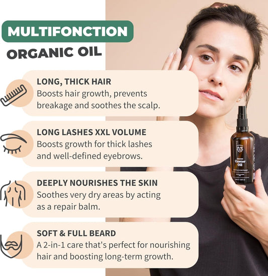 Bionoble Organic Fenugreek Oil 200Ml - Fenugreek Oily Macerate Made With Sunflower Oil - 100% Pure And Natural - Body, Chest, Buttocks, Hair - Glass Bottle + Pump