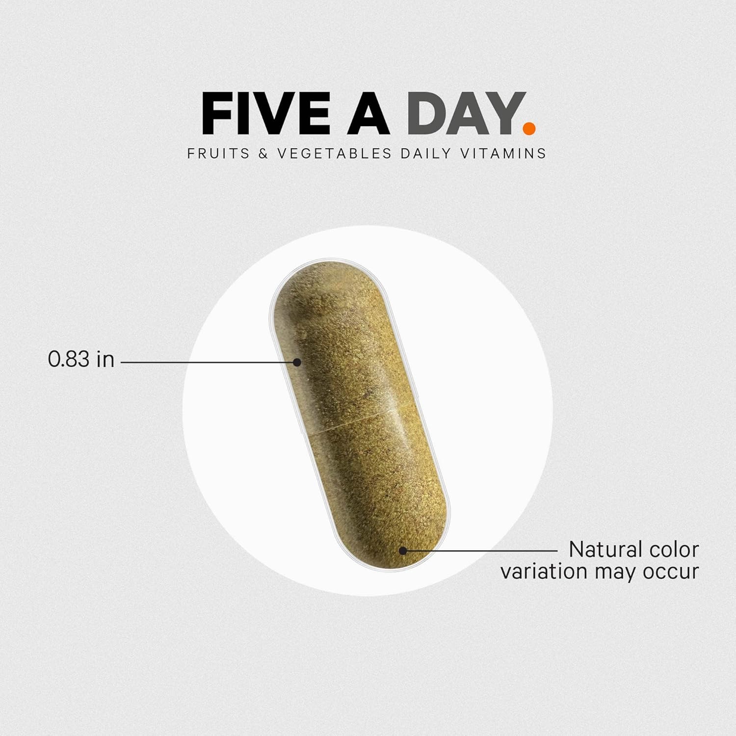 Codeage 5 Servings of Fruits & Veggies Equivalent in 1 Single Capsule, Whole Food Non-GMO, 15 Greens & Fruits All-in-One Pill, Eat Vegetables for Wellness Vegan Vitamins Supplement, 30 ct : Health & Household