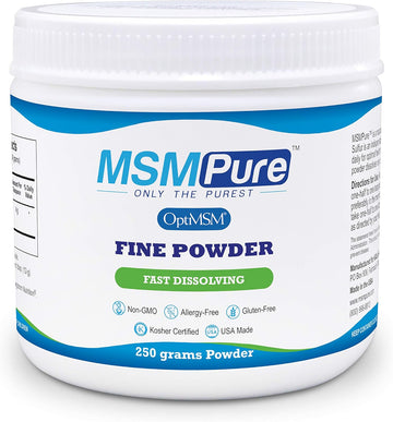 Kala Health Msmpure Fine Powder, 8.8 Oz, Fast Dissolving Organic Sulfu