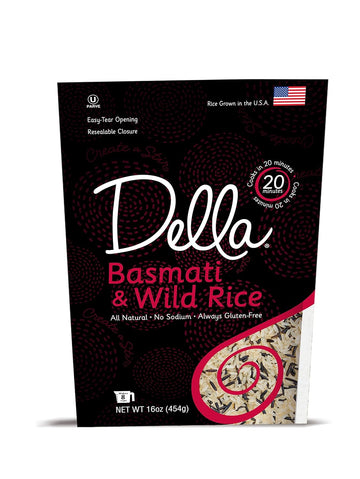 Della Basmati Rice & Wild Rice , 1 Pound (Pack of 1)