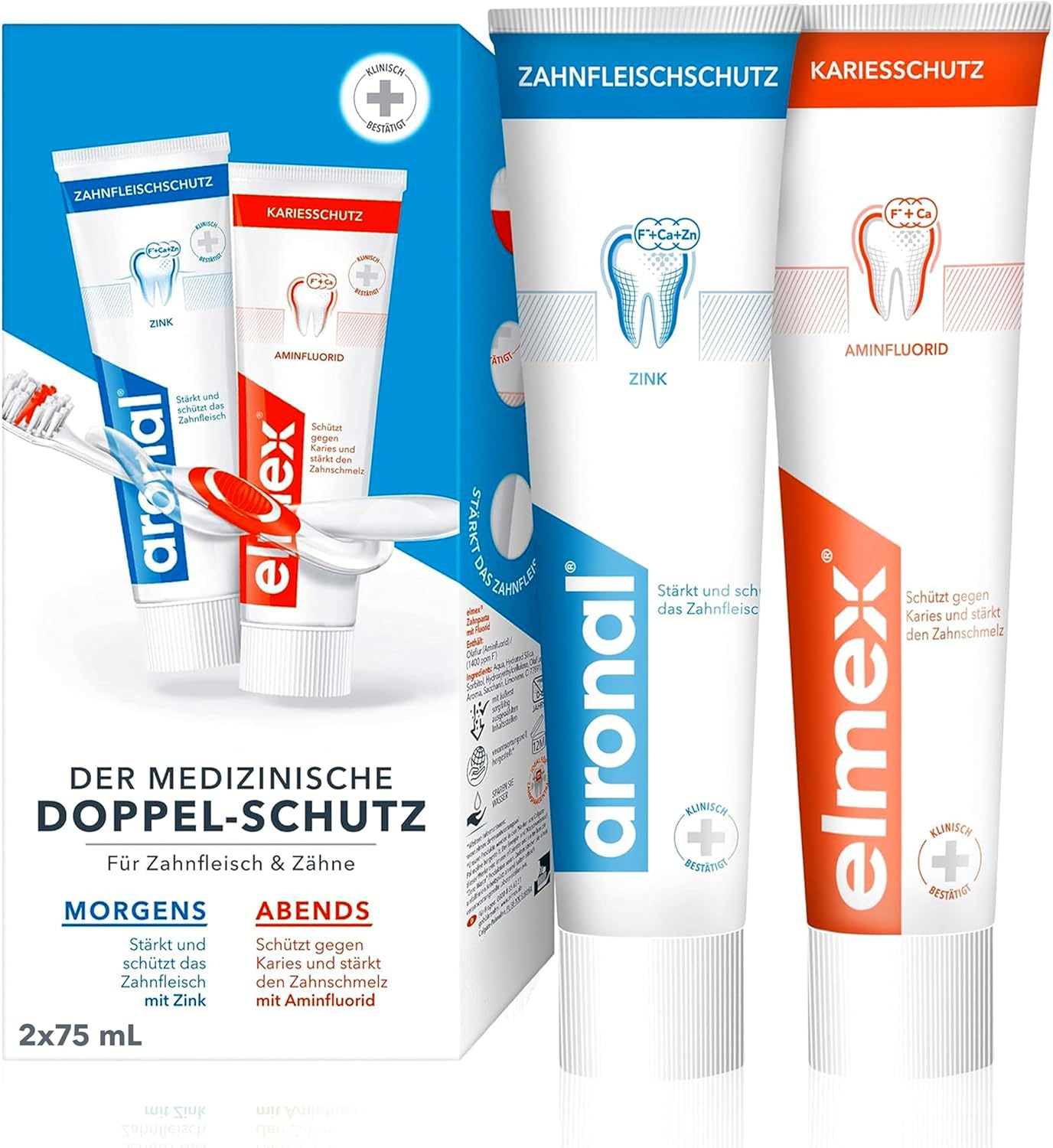 Elmex Aronal Set, 150 Ml [Badartikel] By Esdro Einkaufsgesellschaft Deutscher Drogisten Ag