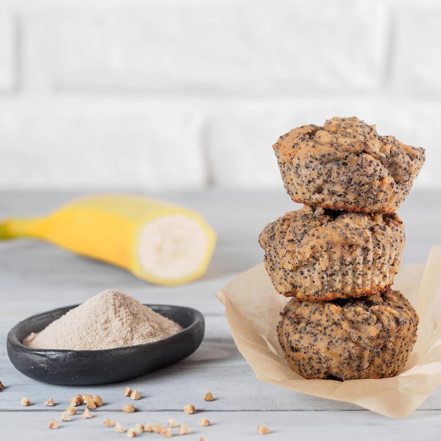Birch & Meadow 1 Gallon Of Buckwheat Flour, Pancakes & Muffins