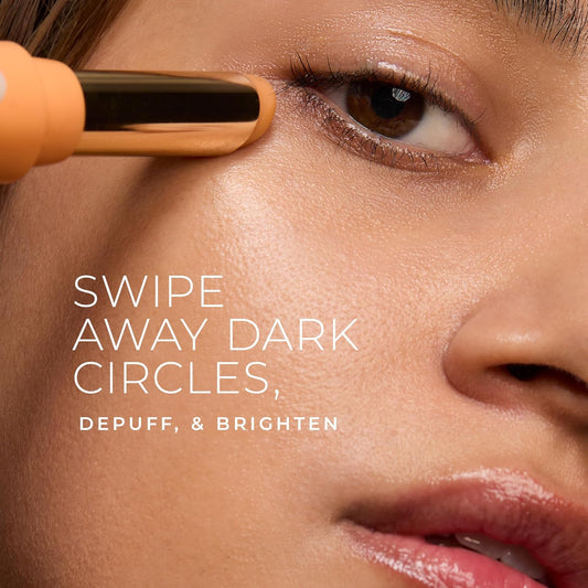 Roc Multi Correxion Revive + Glow Vitamin C Eye Balm (0.14 Oz) With Retinol Eye Cream Packette