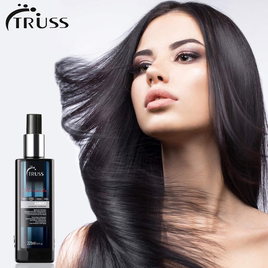 Truss Professional Amino Miracle Heat Protectant Hair Spray Bundle With Net Mask And Night Spa Serum