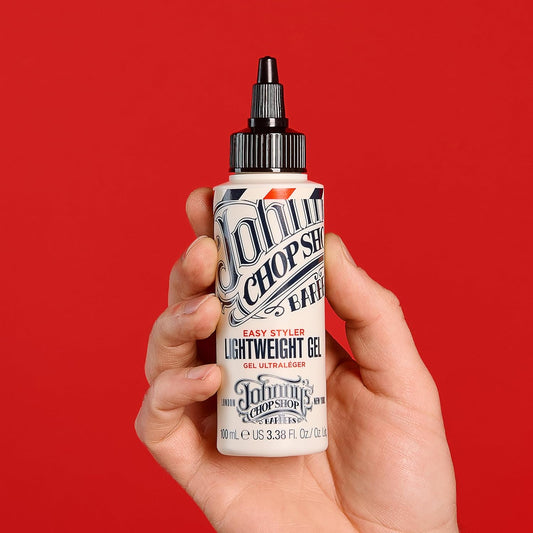 Johnny'S Chop Shop - Easy Styler Lightweight Styling Gel, For Frizz, Straight Or Wavy Hair, Natural Finish (100Ml)