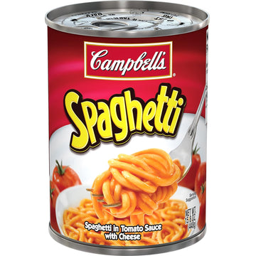 Campbell's Canned Spaghetti, Snacks for Kids and Adults,15.8 OZ Can