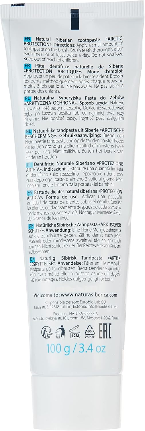 Natura Siberica Natural Siberian Toothpaste Arctic Protection 100G