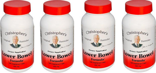 Dr. Christopher's: Lower Bowel Formula, 100 caps (4 pack)4