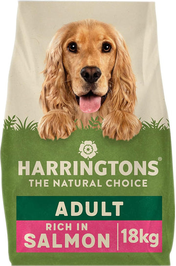 Harringtons Complete Dry Adult Dog Food Salmon & Potato 18kg - Made with All Natural Ingredients?HARRSP-18