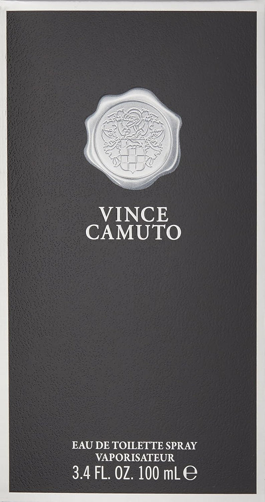 Vince Camuto Eau De Toilette Spray Cologne For Men, Fresh And Woody Scent, Notes Of Bergamot, Sensual Leather, Vetiver, Rich Musk, Long Lasting Fragrance