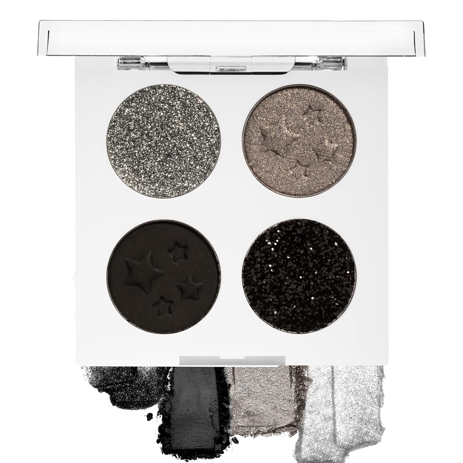 Wet N Wild Fantasy Makers Pigment Eyeshadow Palette, Metallic Shimmer Eye Makeup, Black Out