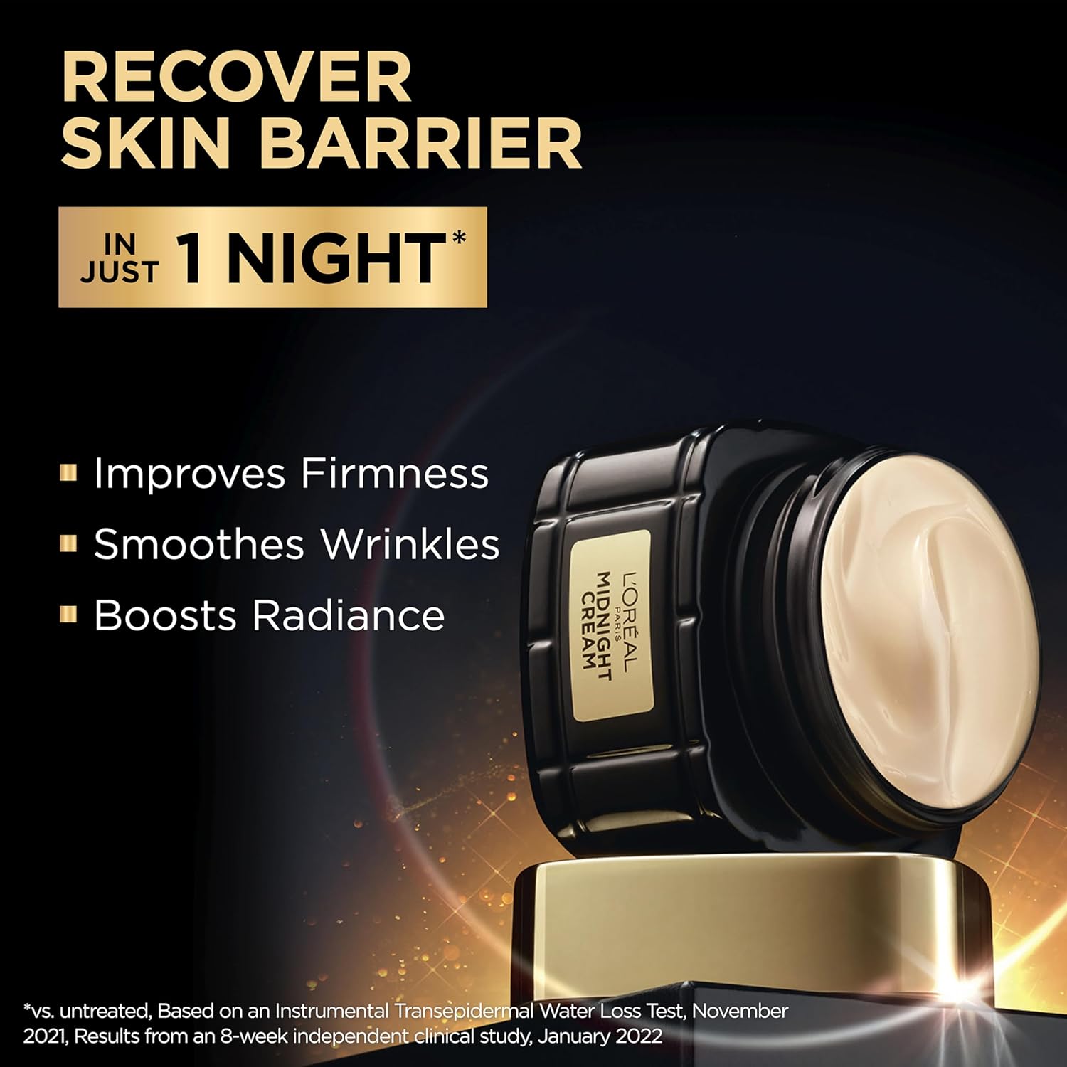 L’Oreal Paris Age Perfect Anti-Aging Midnight Face Cream + Midnight Eye Cream, Smooths Wrinkles & Reduces 8 signs of Eye-Aging + Face Cream Face Serum Samples : Beauty & Personal Care