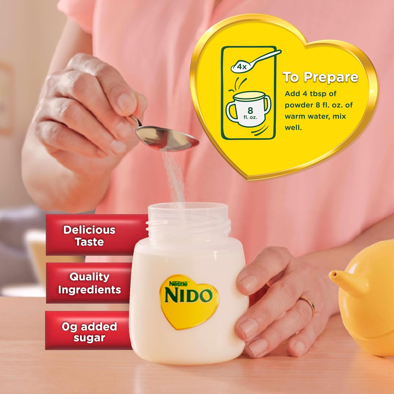 Nido Nestle Kinder 1+ Powdered Milk Beverage 1.76 Lb. Canister