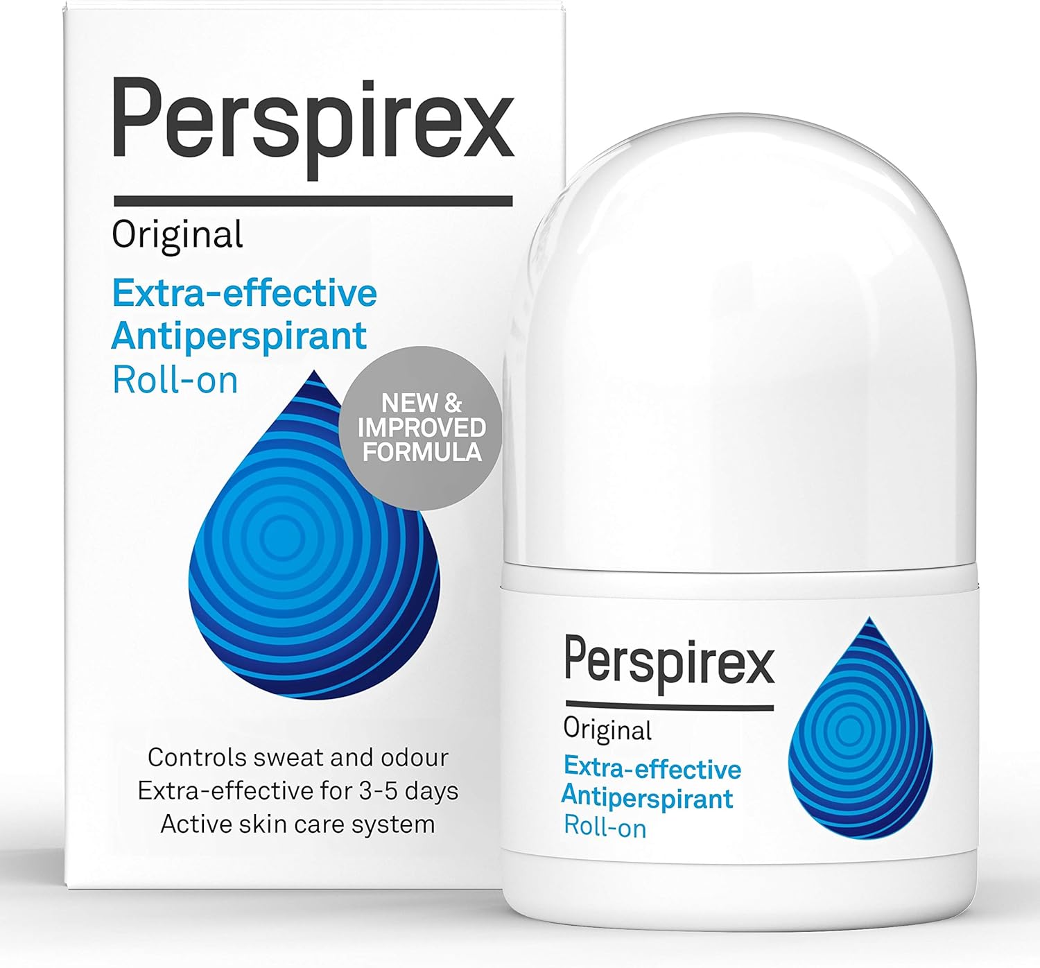 Perspirex Extra Strength Antiperspirant Roll On 20Ml | Long Lasting Sweat Protection | Original (Pack Of 5)
