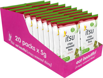Itsu Seaweed Thins Sweet Soy & Sea Salt Multipack32Pck