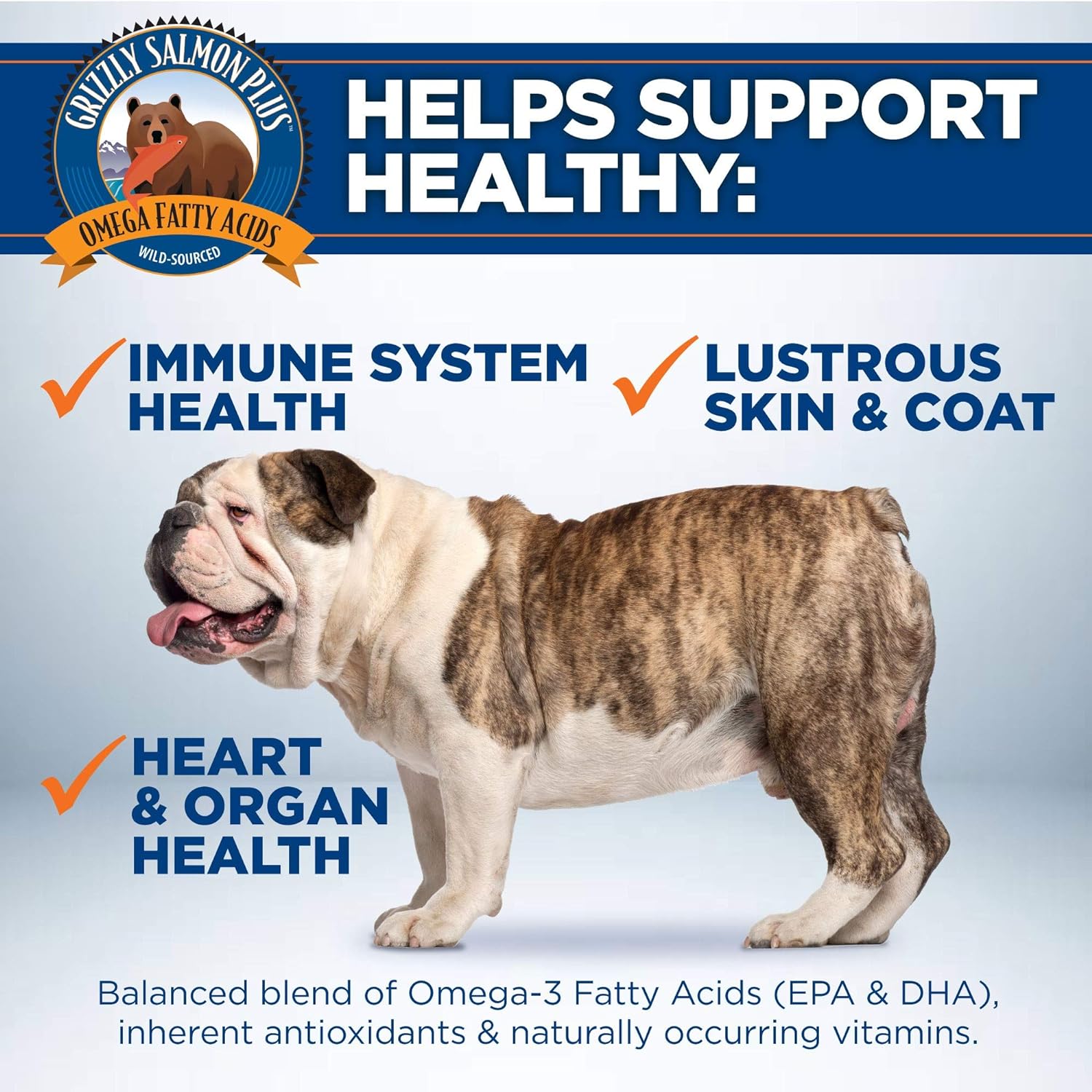 Grizzly Salmon Oil Cat Food Supplement Omega 3 Fatty Acids, 4 oz : Pet Fish Oil Nutritional Supplements : Pet Supplies