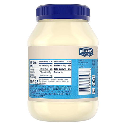 Hellmann'S Light Mayonnaise 3 Count Light Mayo For A Creamy Condiment For Sandwiches And Simple Meals 60% Less Fat And Calories Than Regular Mayonnaise 30 Oz