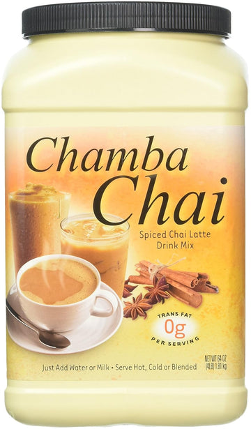 Big Train Chamba Chai Spiced Chai Latte, Two 4Lb. Jugs