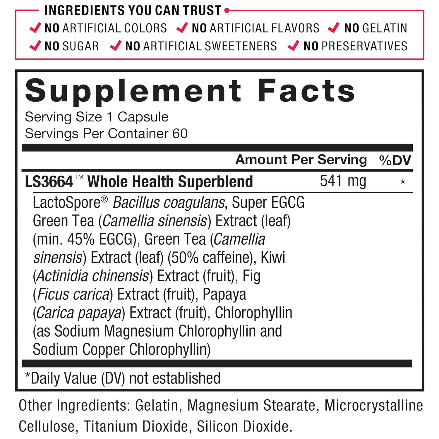 Force Factor ProbioSlim Probiotic Supplement for Women and Men with Probiotics and Green Tea Extract, Reduce Gas, Bloating, Constipation, Support Digestive Health & Gut Health, 180 Capsules (3-Pack) : Health & Household