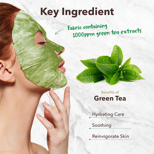 Purederm Deep Purifying Green O2 Bubble Mask 0.88Oz X 5Ea / Korean Beauty/Bubble Mask/Cleansing Foam/Cleanser/Purifying Mask/Green Tea Mask/Face Toxin