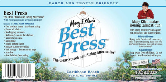 Mary Ellen Products Best Press Starch Alternative, Caribbean Beach