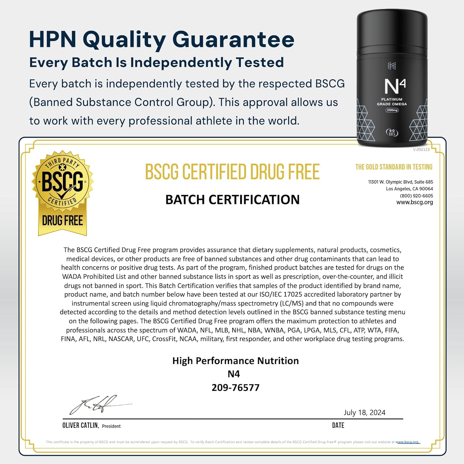 Hpn N(4) Icelandic Omega-3 Fish Oil, 3,000 Mg Dha & Epa | Increase Muscle Growth, Joint, And Brain Health | No Heavy Metals Or Toxins | 90 Softgel Capsules : Health & Household