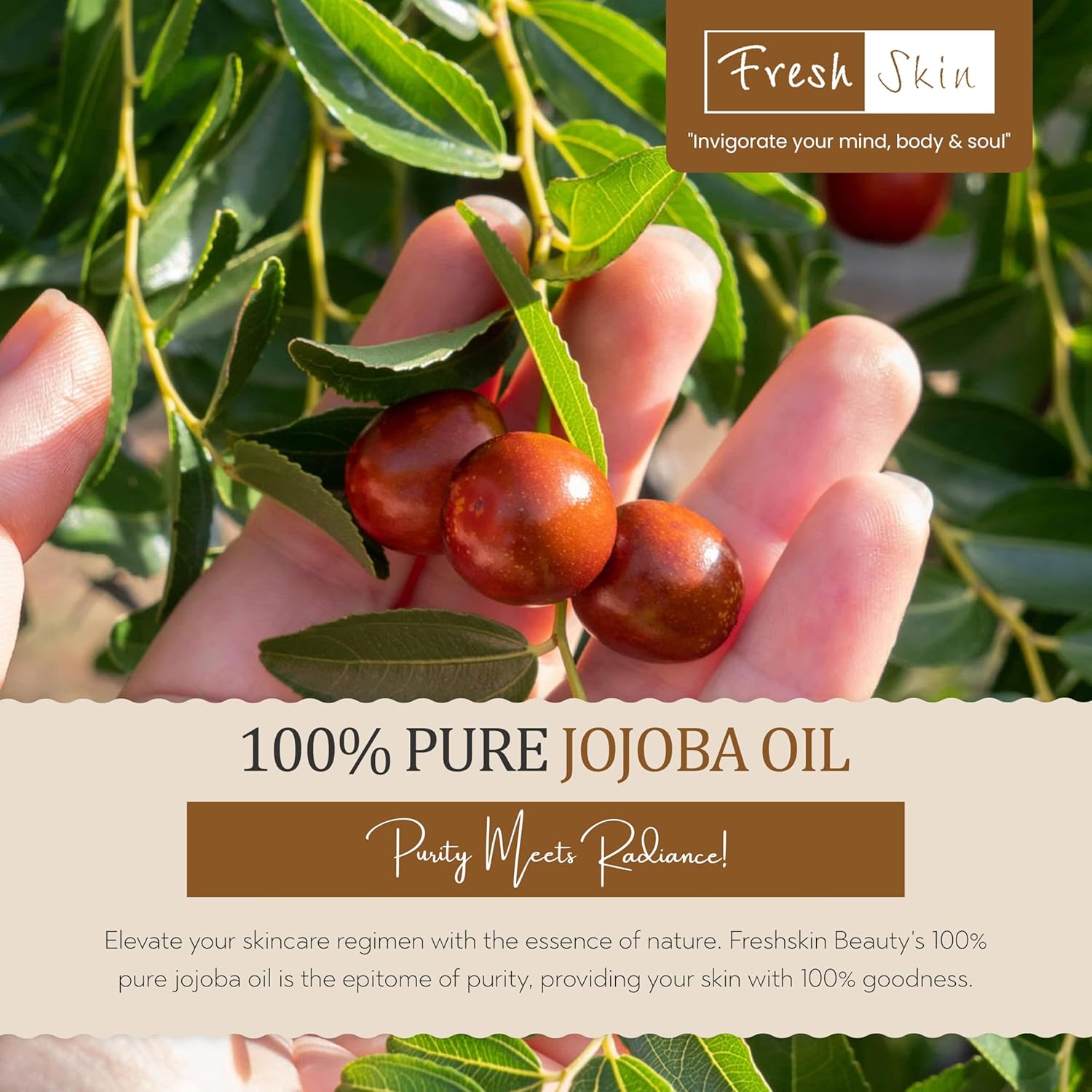 freshskin beauty ltd | Golden Jojoba Oil - 500ml - 100% Pure & Natural - Unrefined, Cold Pressed & Vegan Friendly : Amazon.co.uk: Beauty
