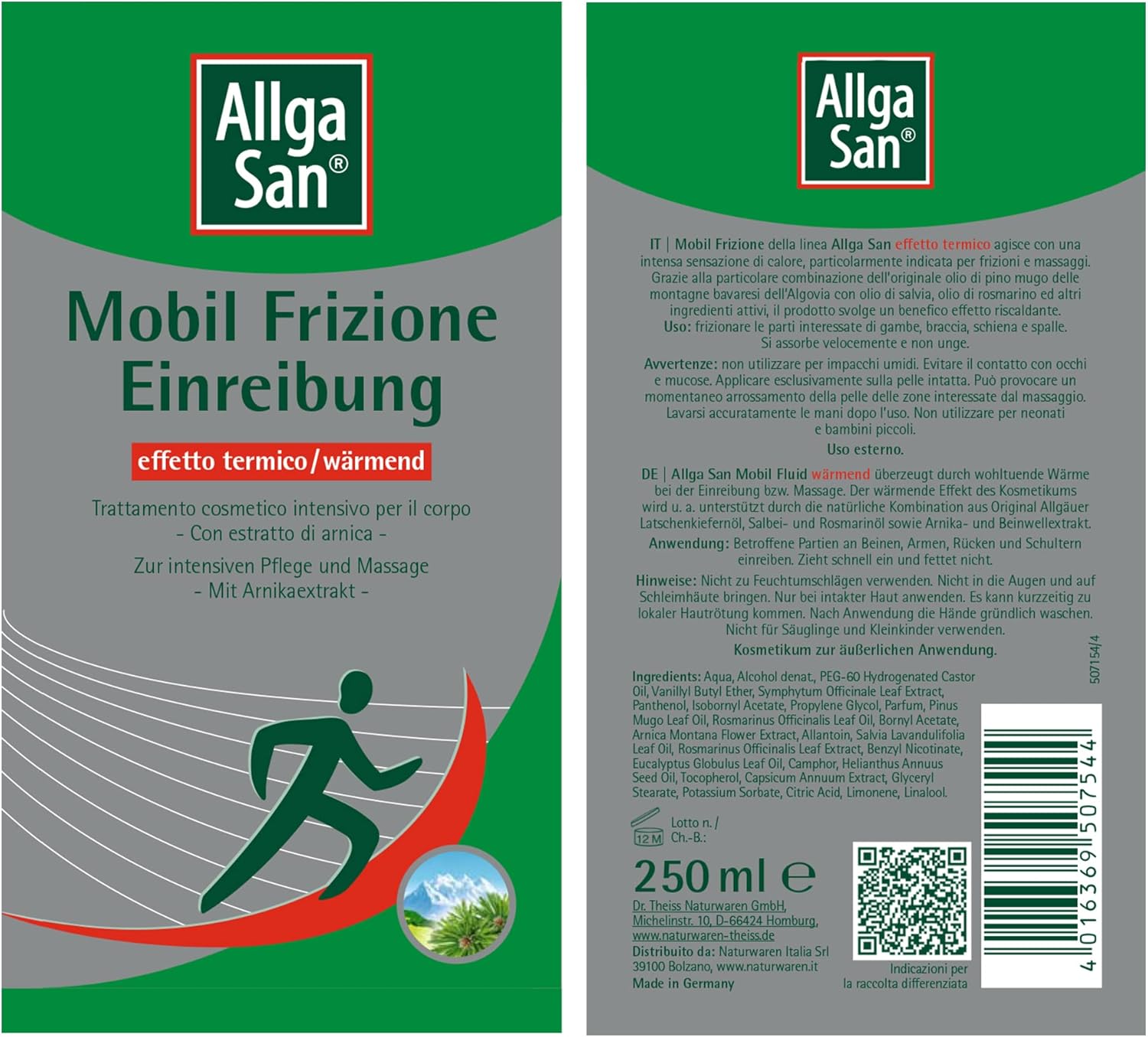 Naturwaren Italia 19749 Allga Friz Einreibung Balsamic Sweets For Gola