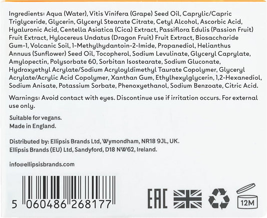 Q+A Vitamin C Radiance Cream - Hydrating, Anti-Ageing Face Cream With Collagen Boosting Vitamin C, Elasticity Enhancing Centella Asiatica & Antioxidant-Rich Tropical Fruit For Glowing Skin, 50G