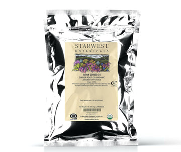 Starwest Botanicals Organic Ginger Root 1/4" Cut and Sifted, 1 Pound