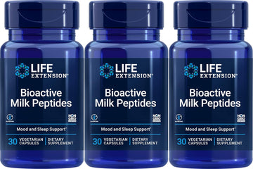 Life Extension - Bioactive Milk Peptides - 150 Mg - 30 Caps (Pack Of 3)