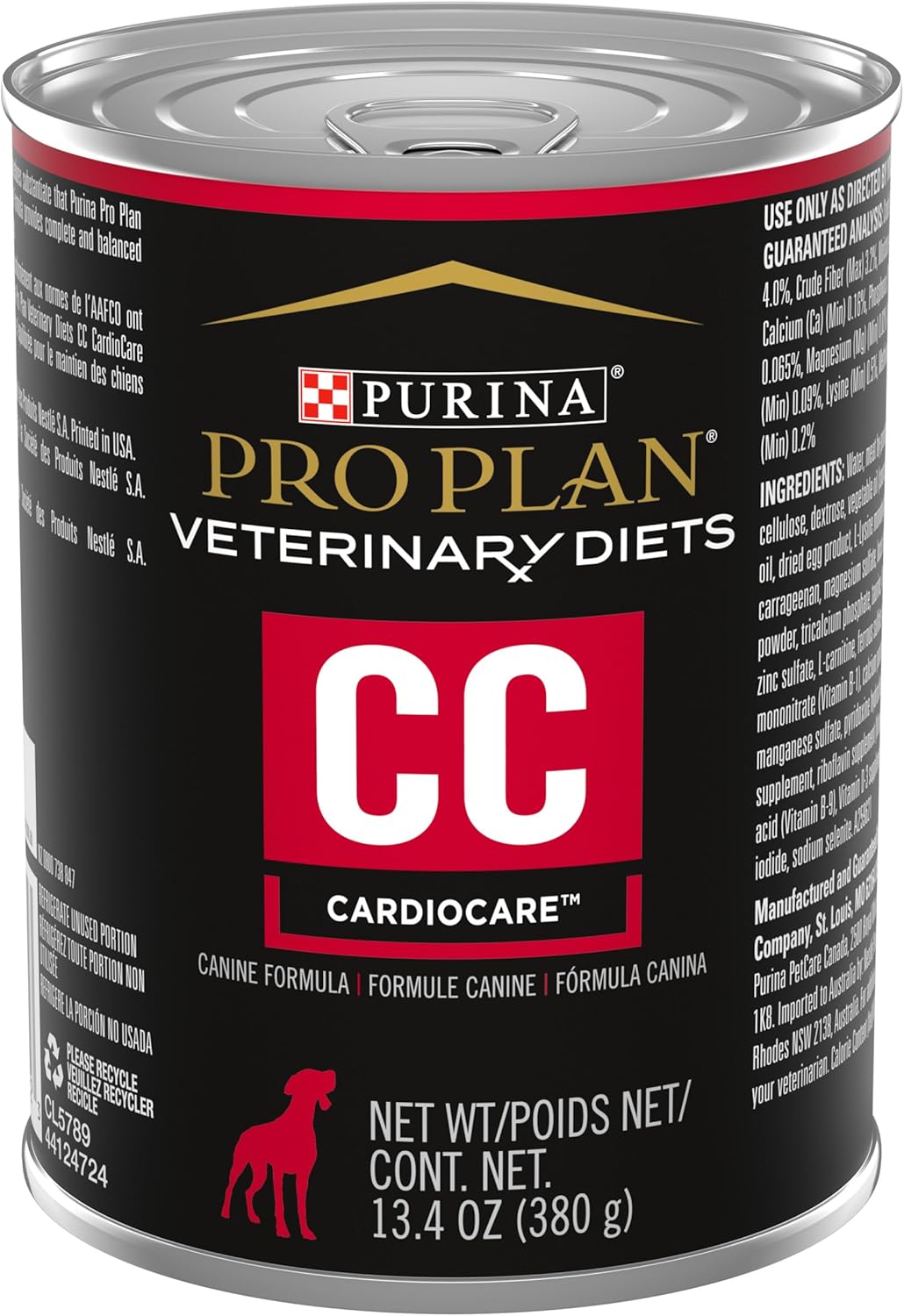 Purina Cc Cardiocare Canine Formula Wet Dog Food - (Pack Of 12) 13 Oz. Cans
