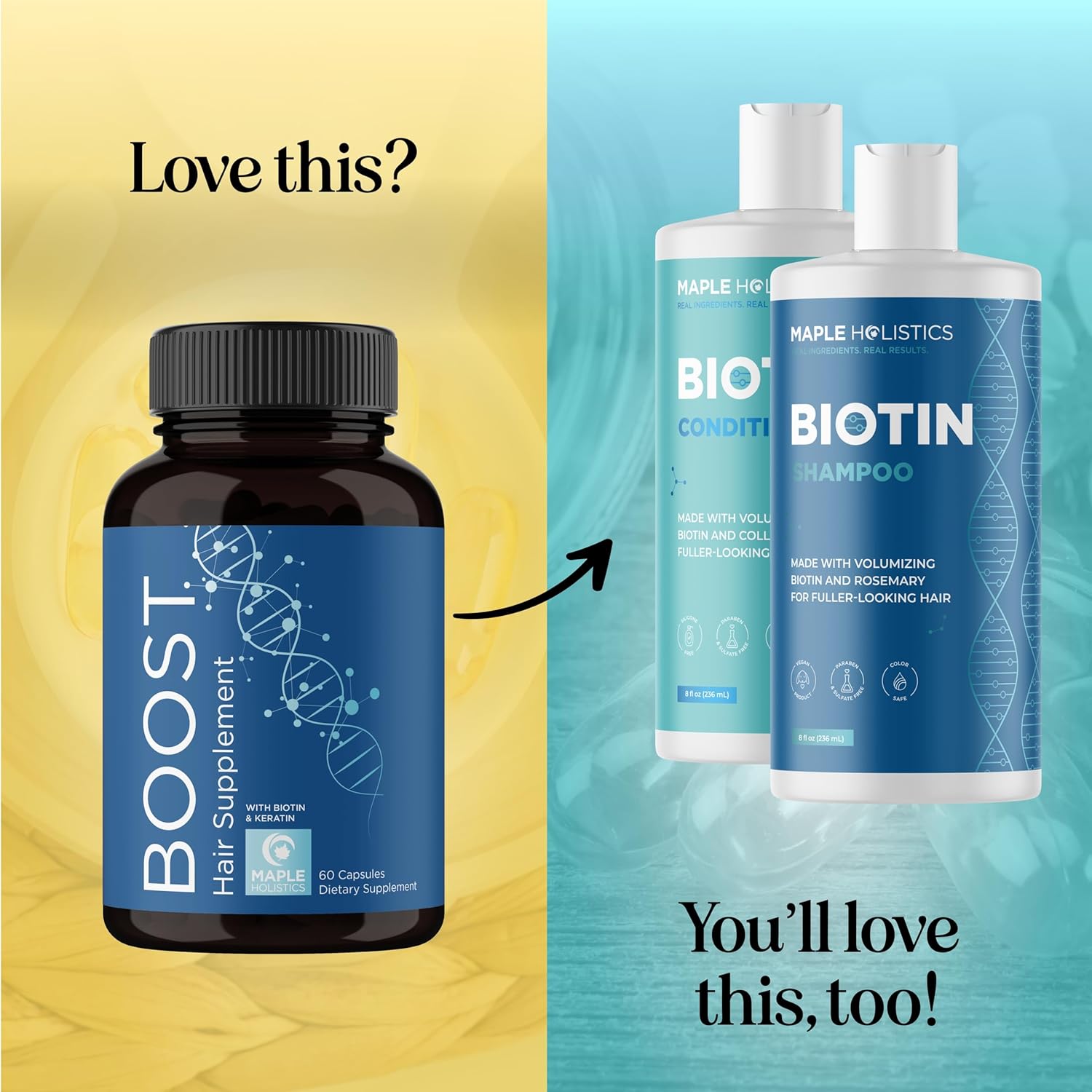 Biotin 10000Mcg And Collagen Supplement - Hair Growth Supplement With Saw Palmetto For Women & Men - Horsetail Biotin Collagen Keratin And More Dht Blocker Hair Growth Vitamins For Women & Men 1 Month : Health & Household