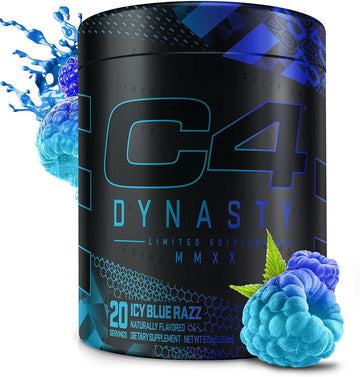 Cellucor C4 Dynasty MMXX Pre Workout Powder ICY Blue Razz | Preworkout