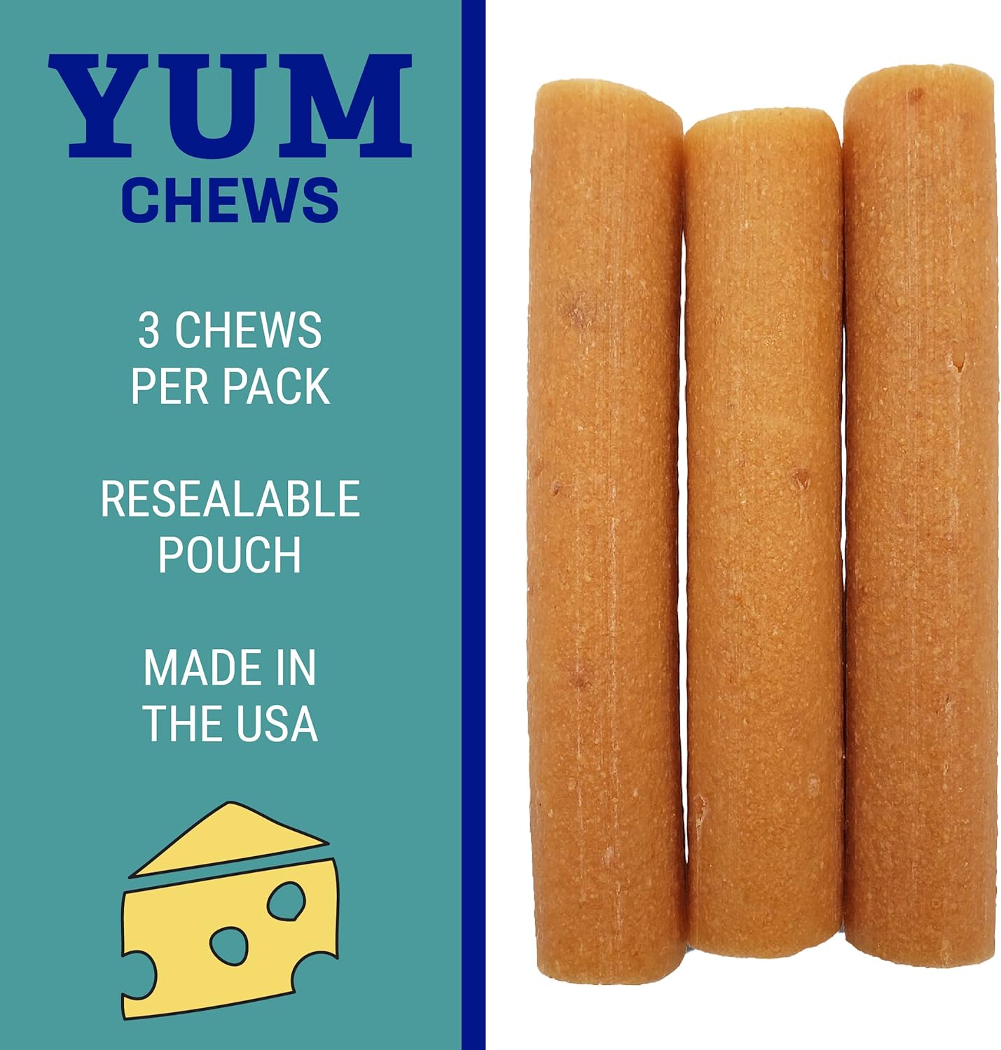 Himalayan Dog Chew Yak Cheese Dog Chews, 100% Natural, Long Lasting, Gluten Free, Healthy & Safe Dog Treats, Lactose & Grain Free, Protein Rich, Medium, 4.5 oz