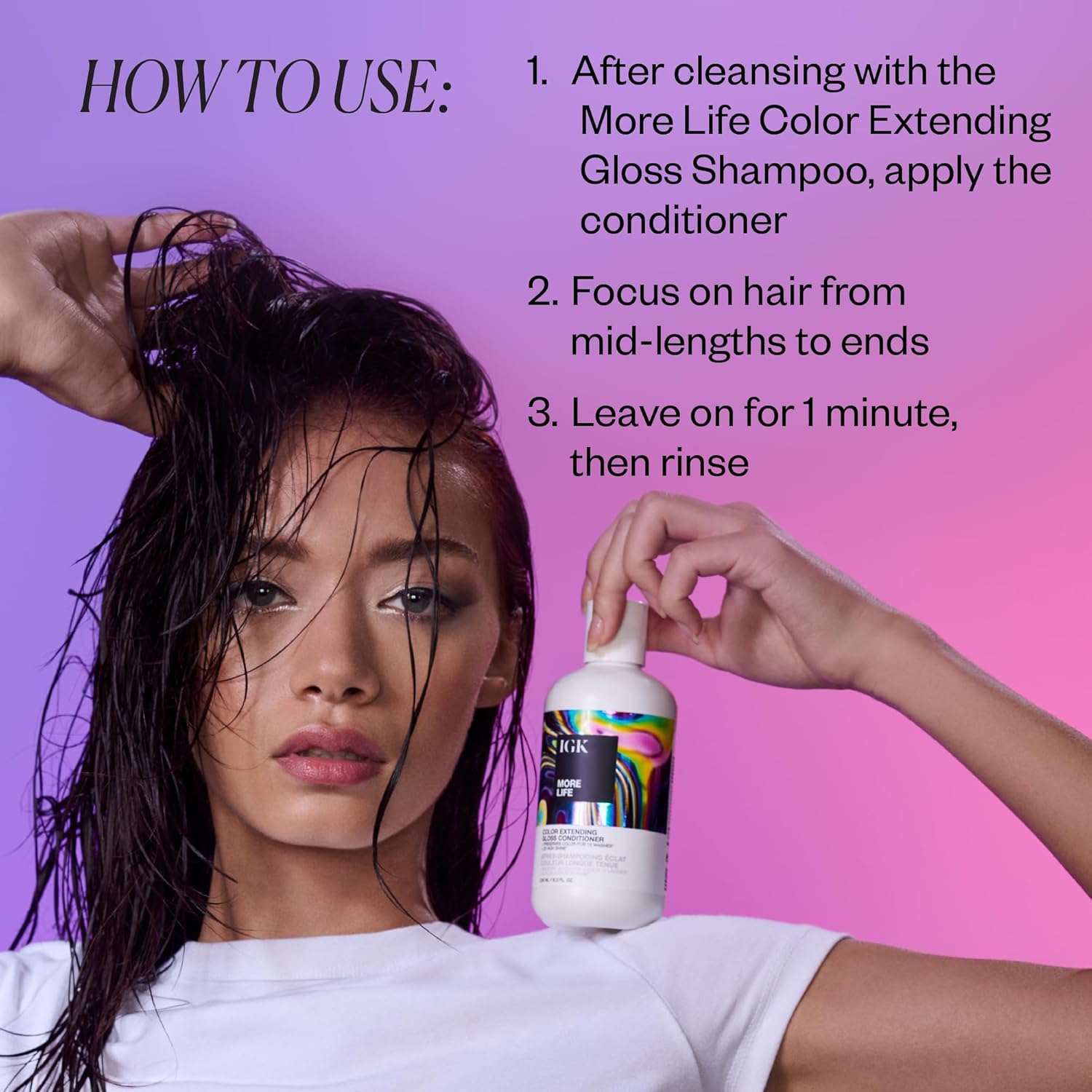 Igk More Life Color Extending Gloss Conditioner : Beauty & Personal Care