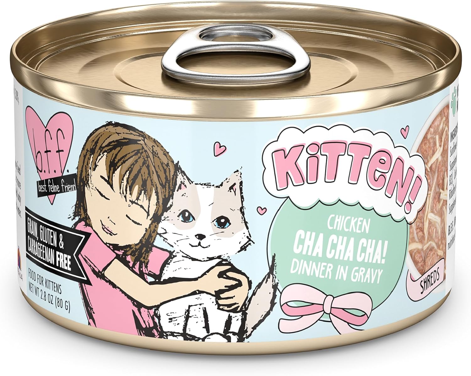 Weruva B.F.F. Kitten Cha Cha Cha, 2.8Oz Can (Pack Of 12)