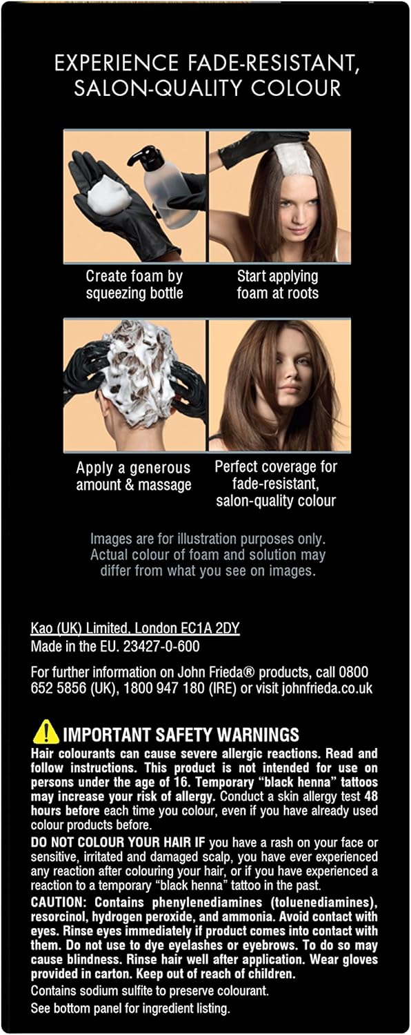 John Frieda Precision Foam Colour Number 10B, Extra Light Beige Blonde : Amazon.co.uk: Beauty