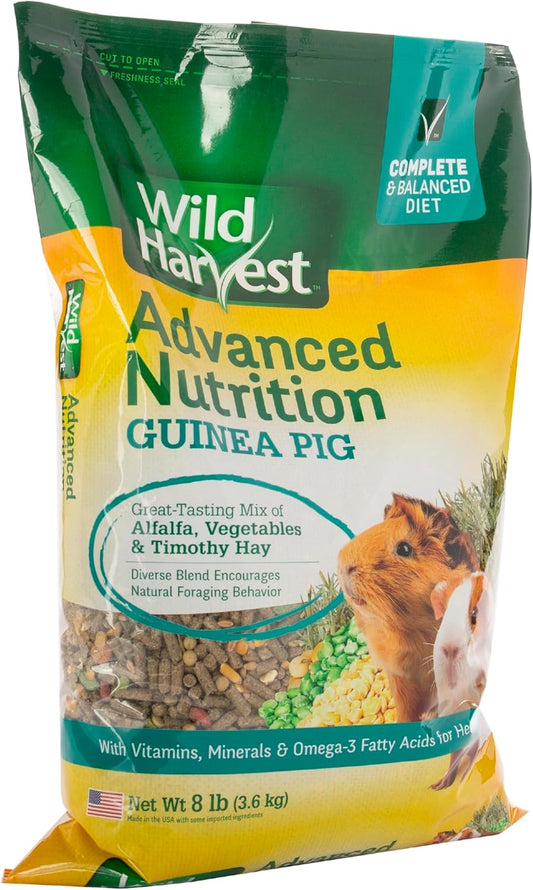 Wild Harvest Advanced Nutrition Diet For Guinea Pigs 8-Pound, Multicolor