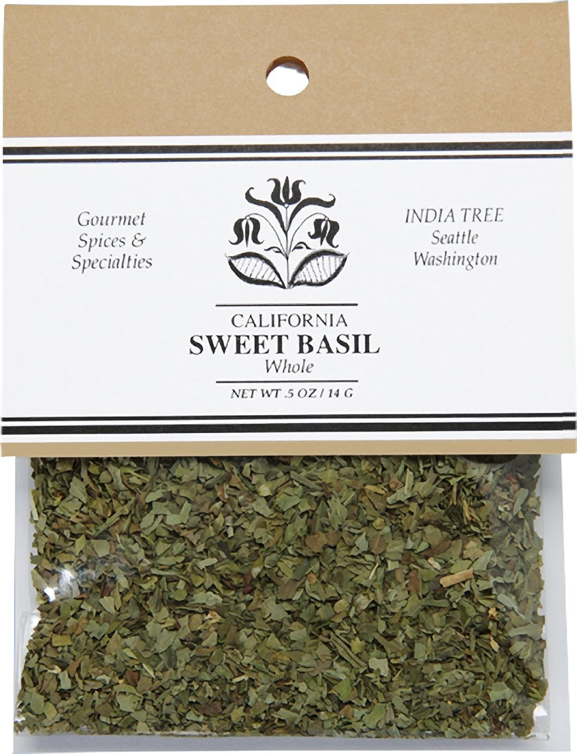 India Tree Basil Sweet, 0.5-Ounce (Pack Of 6)