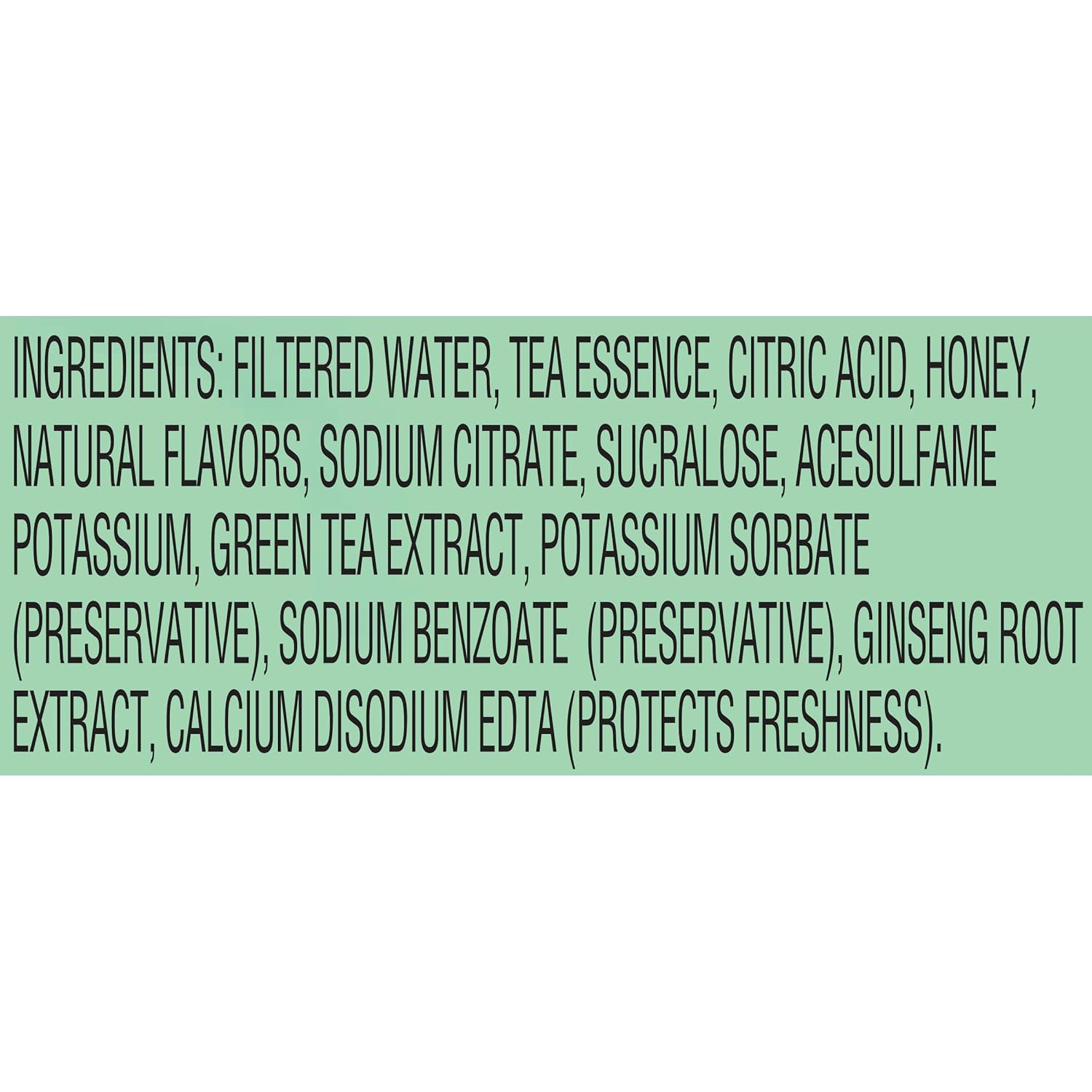 Arizona Beverages, Liquid Water Enhancer Green Tea With Ginseng And Honey, 1.62 Fl Oz
