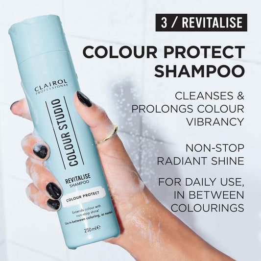Clairol Colour Studio Permanent Colour Cream | Hair Dye | Long-Lasting Rich Tones | 100% Grey Coverage | Dermatologically Tested Vegan Formula | Hair Colouring Kit | Natural Blonde 9/0 I 50Ml
