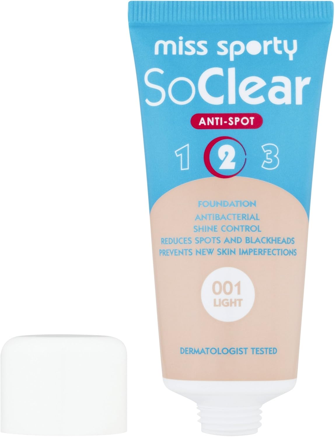 Miss Sporty So Clear Foundation, 30 Ml, Light