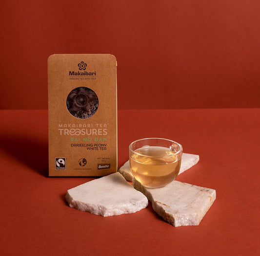 Makaibari Tea Treasures-Makaibari Darjeeling Tea Bai Mu Dan Darjeeling Peony White Tea, 25 G