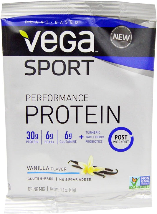 Vega Sport Premium Vegan Protein Powder, Vanilla - 30g Plant Based Pro