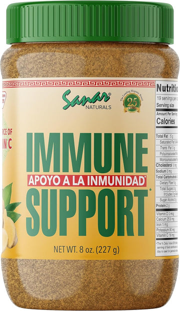 Sanar Naturals Immune Support Flaxseed, 8 oz - Vitamin C, Fiber, and O