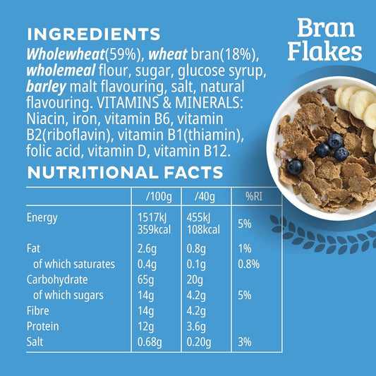 Kellogg'S Bran Flakes Cereal 375 G